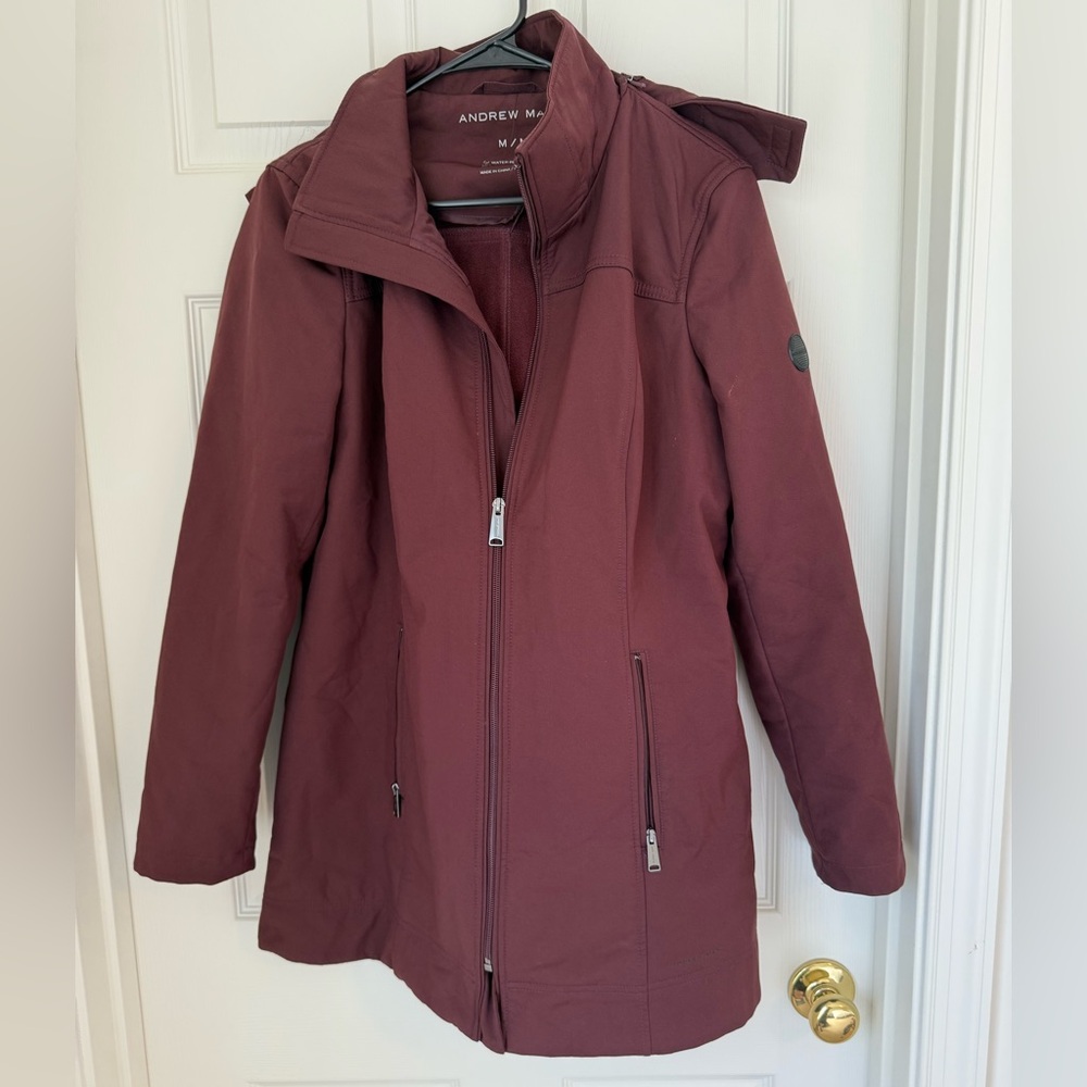 Andrew Marc Women's Deep Red Ski Jacket